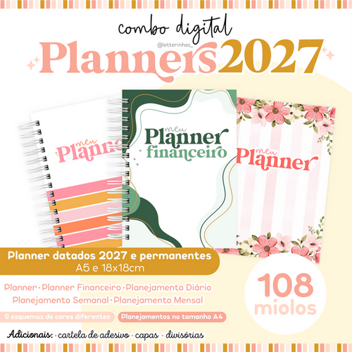 Combo Digital Planners 2027